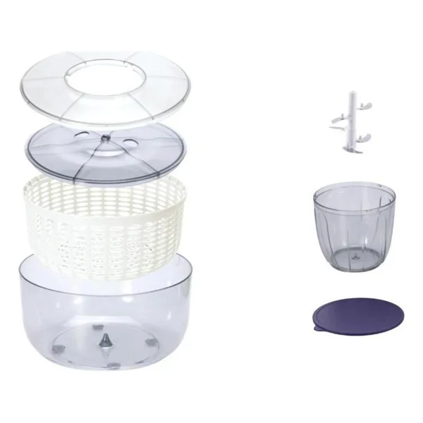 Tekno Trust Beyaz Chef Rondo 900 Ml & Salata Kurutucu 6 Litre Set Vp-907 - Almond - Görsel 2