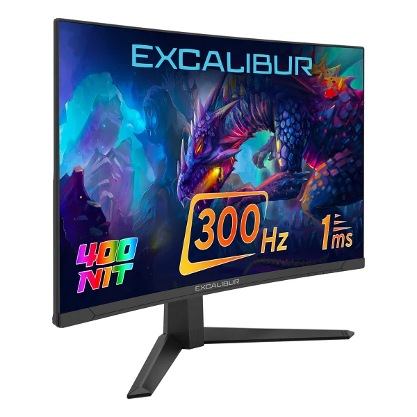 Casper Excalibur M.E27fvc-E 27" 1 Ms Full HD Curved 300 Hz Oyuncu Monitörü - Görsel 3