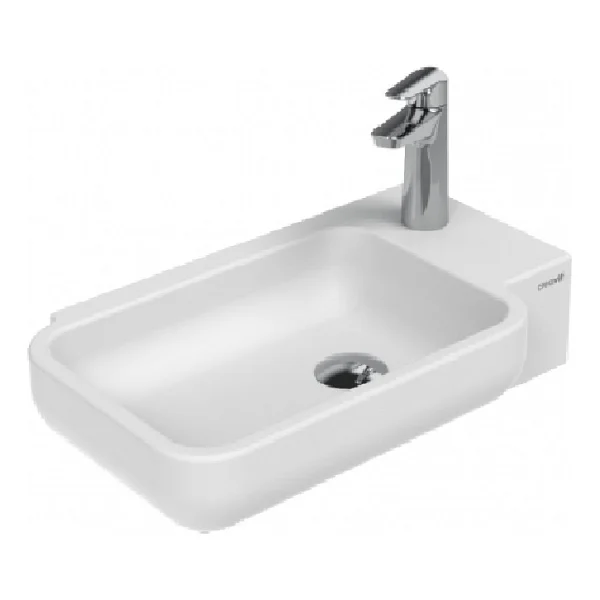 Creavit Tp027 Elmas 33x53 Cm Tezgah Üstü Çanak Lavabo - Görsel 3
