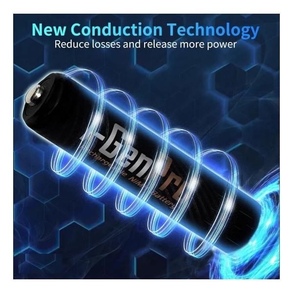 I-Gen P162 1.2v 1100 mAh 4'lü Şarjlı Aaa İnce Kalem Pil - Görsel 5