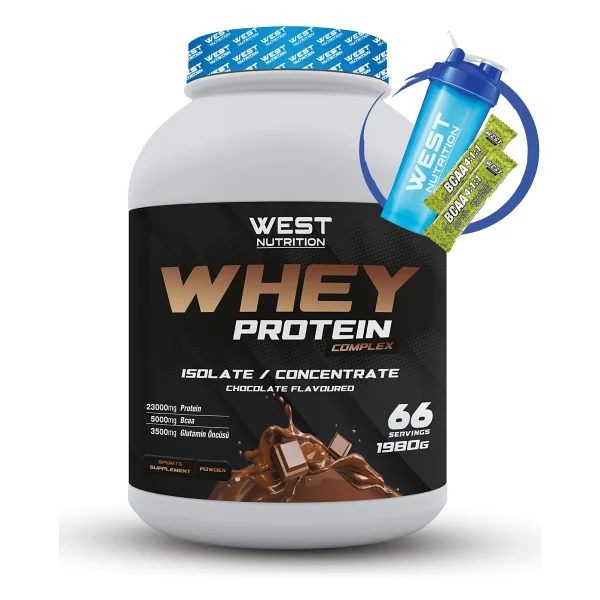 West Nutrition Complex Izole Whey Protein Tozu 1980 Gr 66 Servis - Görsel 3