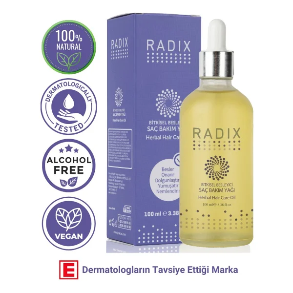 Radix Bitkisel Besleyici 100 Ml Saç Bakım Yağı - Görsel 3