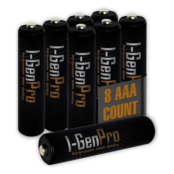 I-Gen P104 1.2v 1100 mAh 8'li Şarjlı Aaa İnce Kalem Pil - Görsel 7