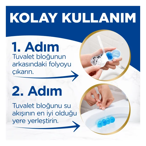 Bref Brilliant Gel Arctic Ocean 2x42 Gr Klozet Bloğu - Görsel 5