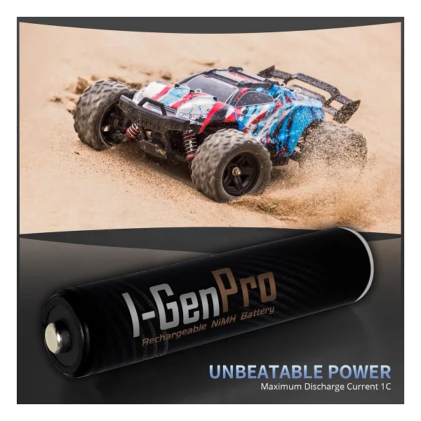 I-Gen P104 1.2v 1100 mAh 8'li Şarjlı Aaa İnce Kalem Pil - Görsel 9