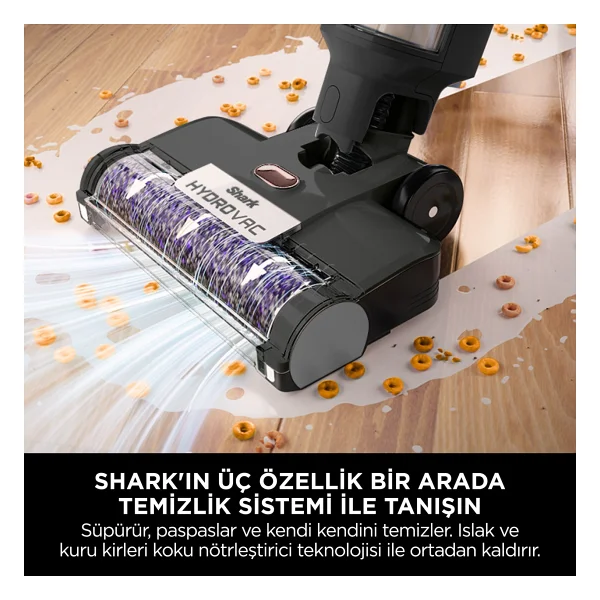 Shark Hydrovac Pro Islak Kuru Şarjlı Dikey Süpürge - Görsel 10