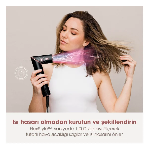Shark Flexstyle 5in1 Siyah Saç Şekillendirme Seti - Görsel 2