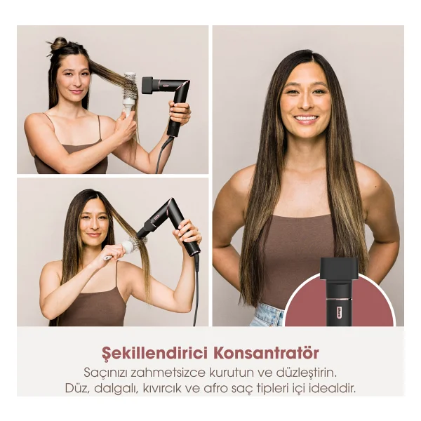 Shark Flexstyle 5in1 Siyah Saç Şekillendirme Seti - Görsel 6