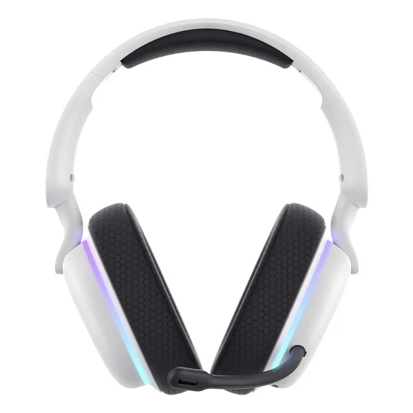 Havit Gamenote Fuxi-H7 Beyaz RGB USB Kablolu/Kablosuz Kulak Üstü Oyuncu Kulaklığı - Görsel 3