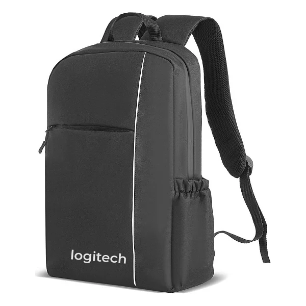 Logitech Orijinal 4 Bölmeli Unisex 15.6" Su Itici Kumaş Laptop Bölmeli Notebook Bilgisayar Için Sırt Çantası - Görsel 6