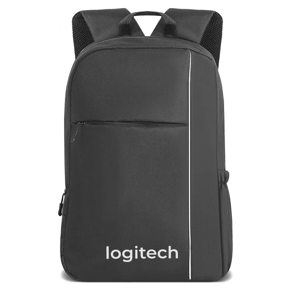 Logitech Orijinal 4 Bölmeli Unisex 15.6" Su Itici Kumaş Laptop Bölmeli Notebook Bilgisayar Için Sırt Çantası - Görsel 8
