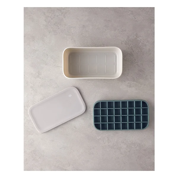 English Home Mia Silikon Buz Kalıbı 2'li 22x12 Cm Yeşil Renkli Pratik Kullanım - Görsel 4