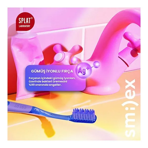 Splat Smilex Ortho Ortodonti Diş Fırçası Yumuşak - Görsel 6