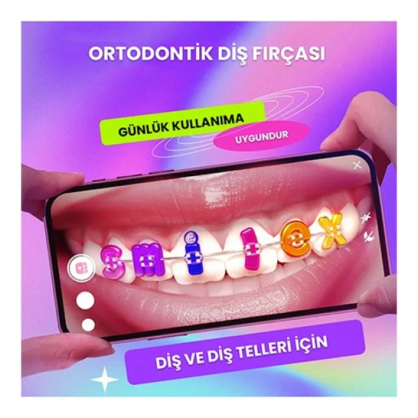 Splat Smilex Ortho Ortodonti Diş Fırçası Yumuşak - Görsel 8
