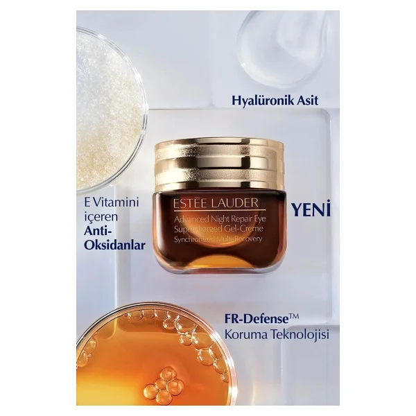Estee Lauder Advanced Night Repair Aydınlatıcı Göz Bakım Seti - Supercharged Göz Kremi 15ml + 5ml, Serum 7ml - Görsel 5