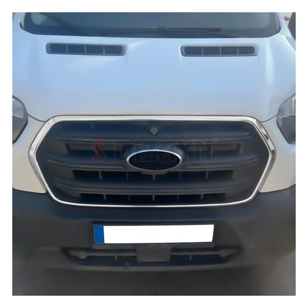 S-Dizayn Ford Transit Krom Ön Panjur Çerçevesi Geniş Model 4 Prç. 2018 Ve Üzeri - Görsel 2