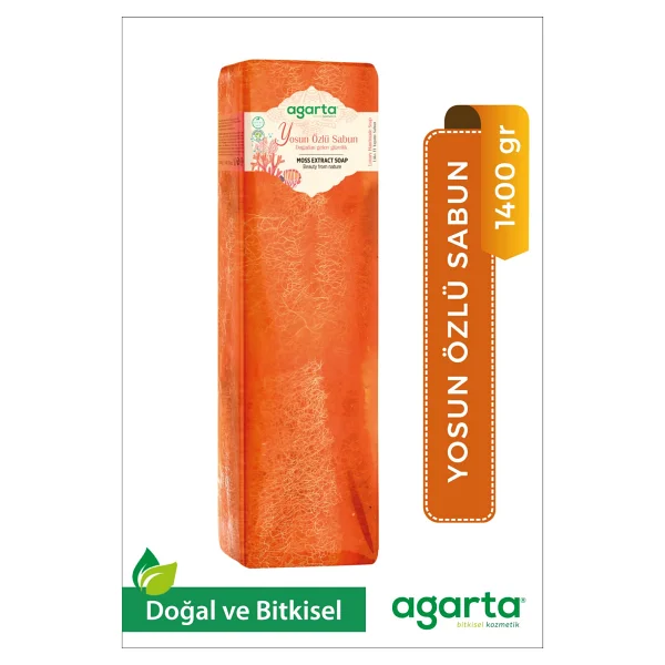 Agarta El Yapımı Doğal Yosun Özlü 1400 Gr Sabun - Görsel 6