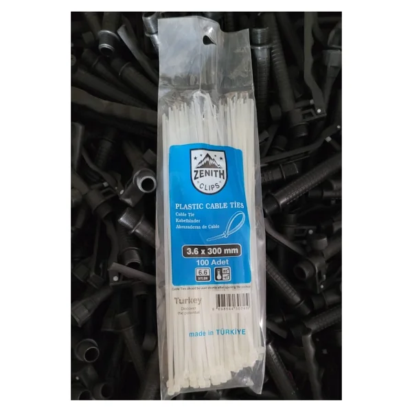 Zenith Plastik Cırt Kelepçe & Kablo Bağı - 3.6x200 - Görsel 5