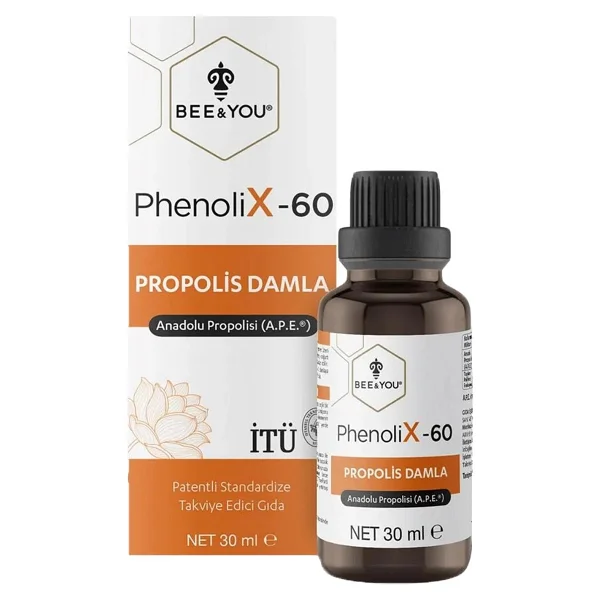 Bee&You Phenolix-60 Propolis Damla 30 Ml - Görsel 5