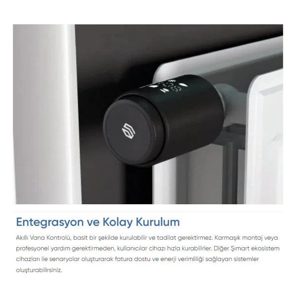 Şımart Sm-Trv-W Wi-Fi Akıllı Termostatik Radyatör Vanası - Görsel 5