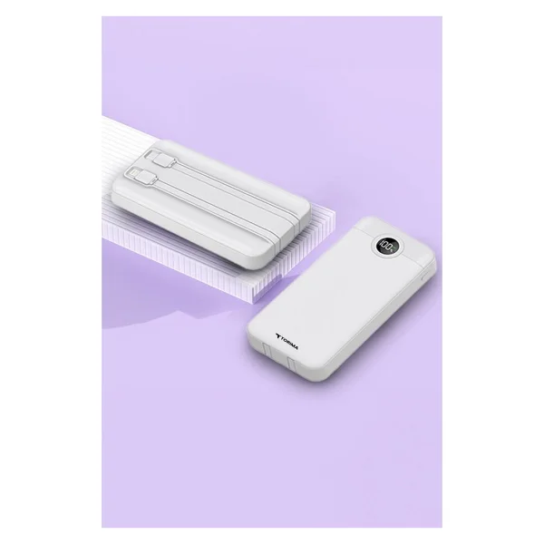 Torima Trm-1025 Beyaz 20000 mAh Hızlı Şarj Powerbank - Görsel 7