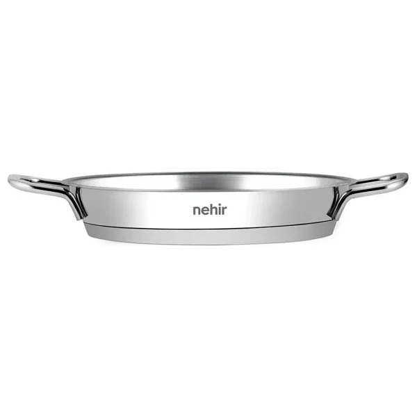 Nehir Silver 16-18-20 Cm 3'lü Çelik Yumurta Sahan Seti - Görsel 3