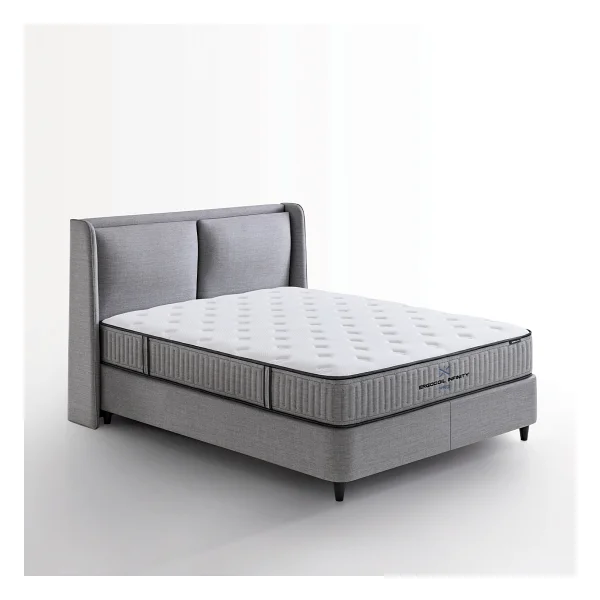 Yataş Ergocoil Infinity Pro 3'lü Yatak, Baza, Başlık Set - Gri - 100 X 200 Cm - Görsel 3