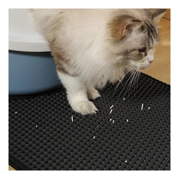M-Pets Duplex 45x65 Cm Elekli Kedi Kumu Paspası - Görsel 2