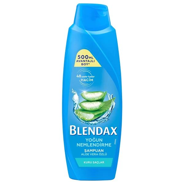 Blendax Aloe Vera Özlü Yoğun Nemlendirici 500 Ml Şampuan - Görsel 2