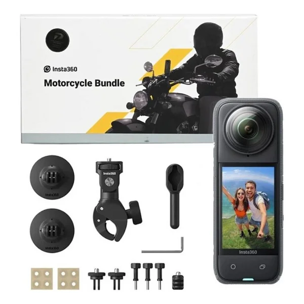 Insta360 X4 Aksiyon Kamerası - Motosiklet Kiti - Görsel 7