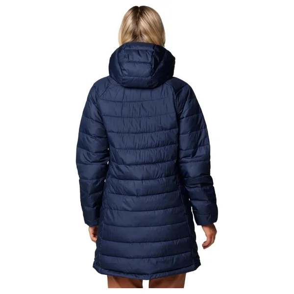 Columbia Powder Lite II Mid WK9575-464 Kapüşonlu Lacivert Kadın Şişme Mont - Görsel 3