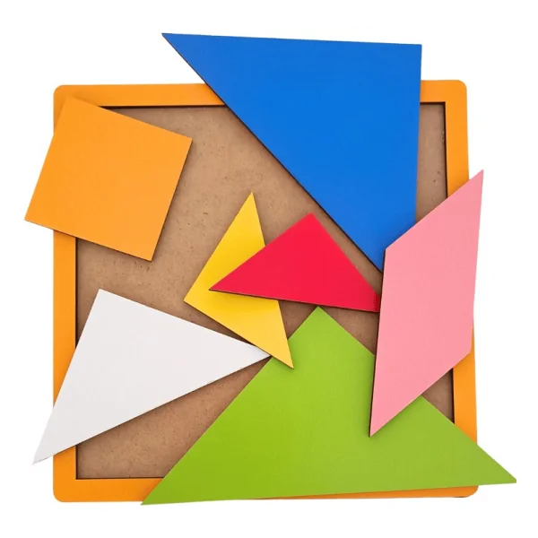 New 7 Parça Ahşap Tangram Hmh-154 - Görsel 2