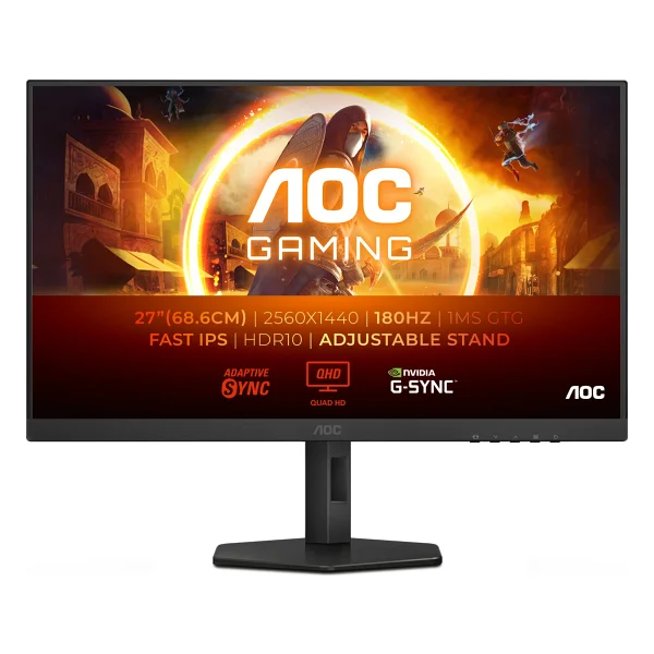 Aoc Q27g4xf 27" 0.5 Ms 2k Pivot Ips 180 Hz Oyuncu Monitörü - Görsel 2