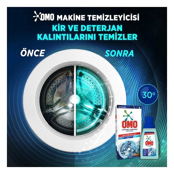 Omo Çamaşır Makinesi Temizleyicisi Çam Esintisi 200 Ml X3 - Görsel 5