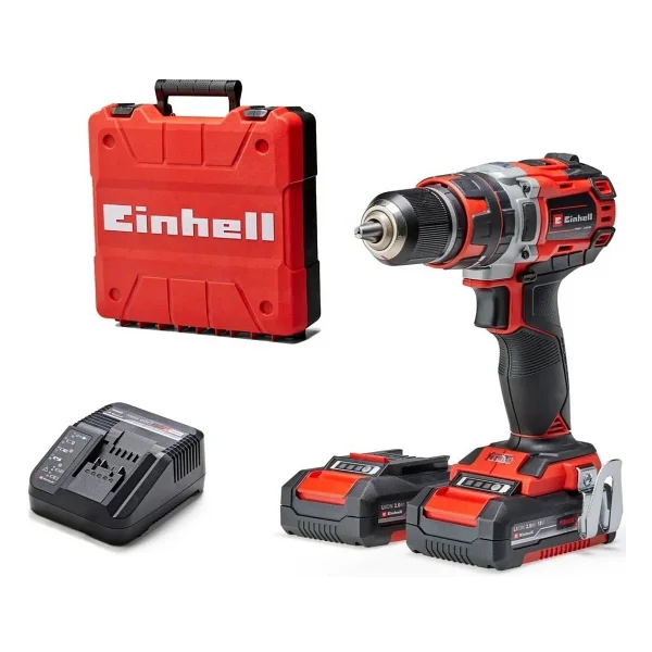 Çantalı Einhell Tp-CD 18/50 Li-İ Bl Çift Akülü 2 Ah Darbeli Matkap - Garantili - Orijinal Ambalajında - Görsel 5