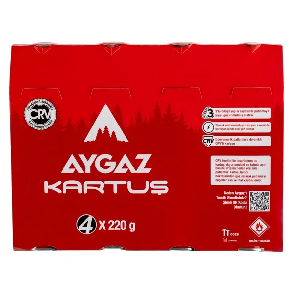 Aygaz 220 Gr 4 Adet Gaz Kartuşu - Görsel 2