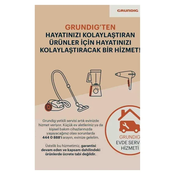 Grundig Vcr 7330 Çöp İstasyonlu Akıllı Robot Süpürge - Görsel 3
