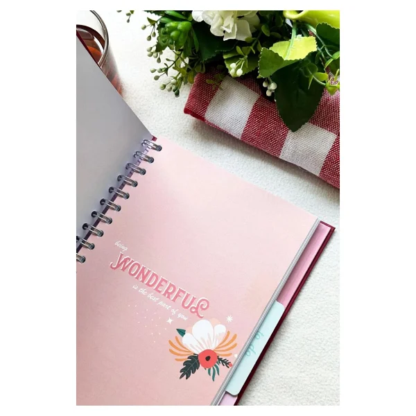 Victoria's Journals Gizli Spiralli Süresiz Planlayıcı Ajanda 17x24 Cm - 1861 - Görsel 5