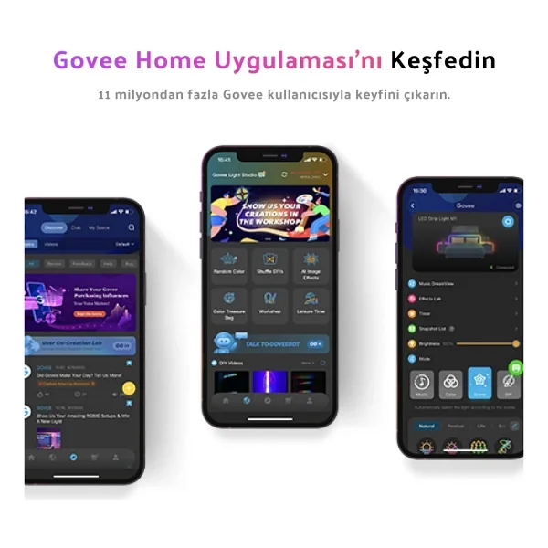 Govee Strip Light M1 Rgbıc H61e1 5 M Şerit LED - Görsel 5