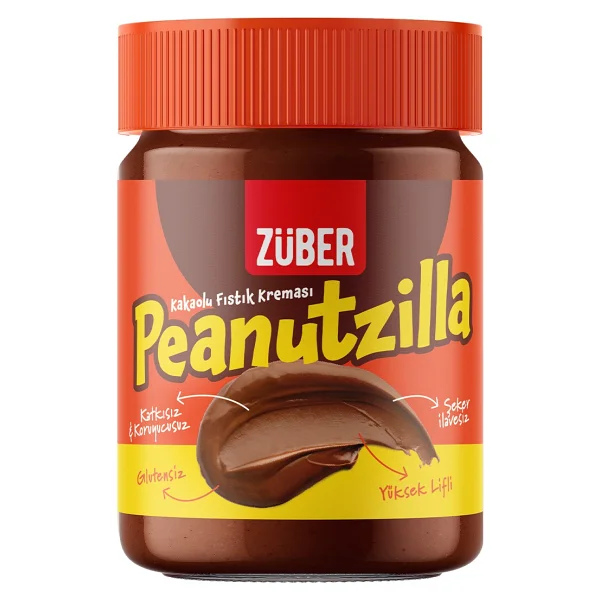 Züber Peanutzilla Kakaolu Fıstık Kreması 315 Gr - Görsel 5
