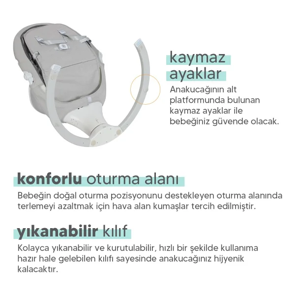 Huggy Rockie Elektrikli Ana Kucağı - Görsel 2