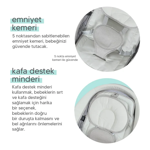 Huggy Rockie Elektrikli Ana Kucağı - Görsel 9