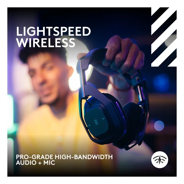 Logitech G Astro A50 X Lightspeed Siyah Baz İstasyonlu Kablosuz Kulak Üstü Oyuncu Kulaklığı - Görsel 3