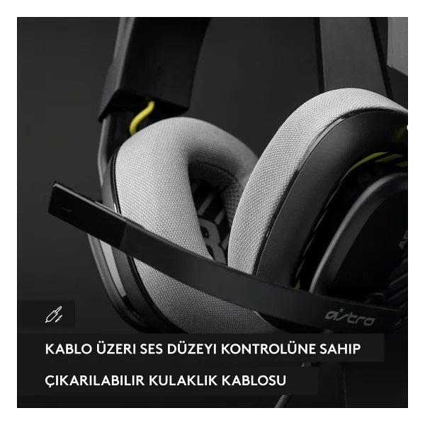 Logitech Astro A10 Xbox Kablolu Mikrofonlu Kulak Üstü Oyuncu Kulaklığı - Görsel 2