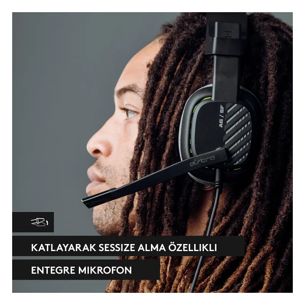 Logitech Astro A10 Xbox Kablolu Mikrofonlu Kulak Üstü Oyuncu Kulaklığı - Görsel 5