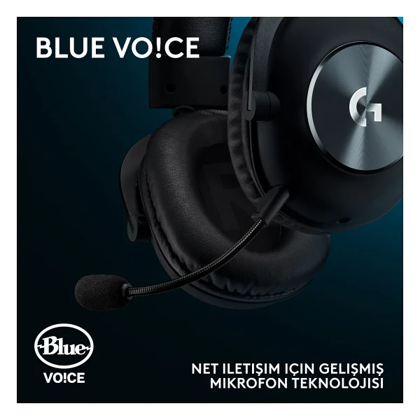 Logitech Pro X Se 7.1 Kablolu Kulak Üstü Oyuncu Kulaklığı - Görsel 3