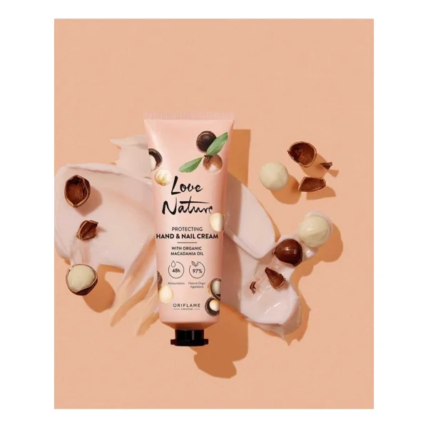 Oriflame Love Nature Organik Makademya Yağı Içeren Koruyucu El & Tırnak Kremi - Görsel 2