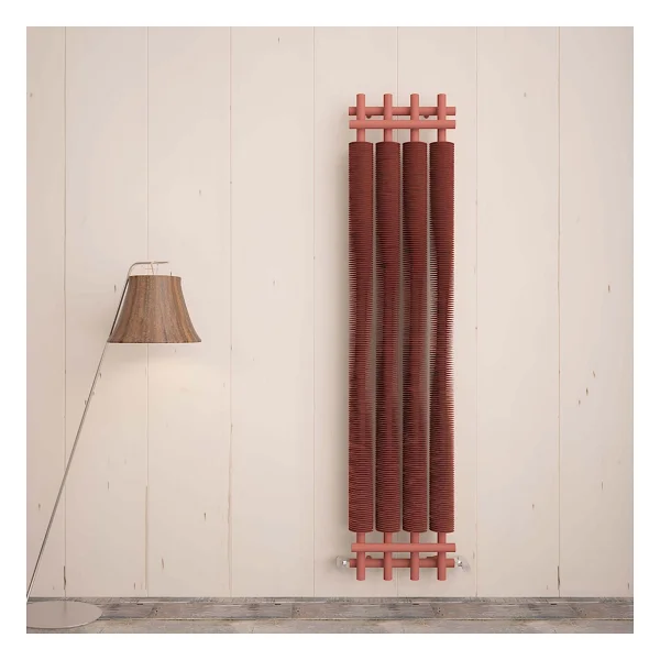 Carisa Dora Dikey Çelik Radyatör Modern Tasarım Metalik Bakır 180x49 Cm - Görsel 3
