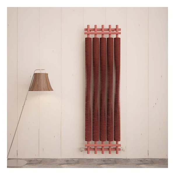 Carisa Dora Dikey Çelik Radyatör Modern Tasarım Metalik Bakır 180x49 Cm - Görsel 4