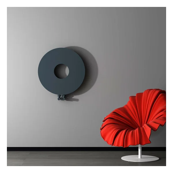 Carisa Rochester İnce Tasarım Çelik Radyatör Modern Tasarım Antrasit 47x47 Cm - Görsel 2